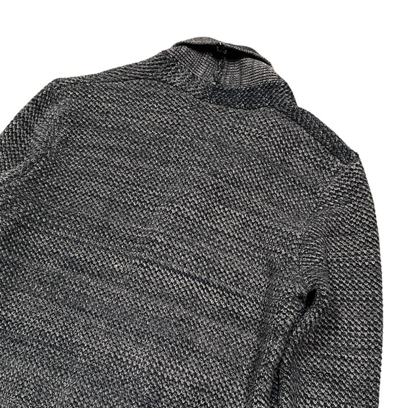 Stephan Schneider Heavyweight Knit Cotton Gray Shawl Cardigan Sweater Mens 4 S - Picture 4 of 6